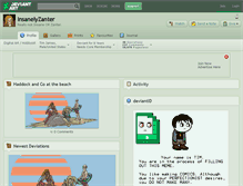 Tablet Screenshot of insanelyzanter.deviantart.com