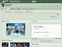 Tablet Screenshot of ocoda2079.deviantart.com