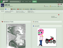 Tablet Screenshot of d0r14n.deviantart.com