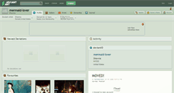 Desktop Screenshot of mermaid-lover.deviantart.com