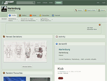 Tablet Screenshot of marienburg.deviantart.com
