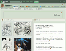 Tablet Screenshot of dishdasha.deviantart.com