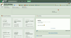 Desktop Screenshot of dntwrrybehppy.deviantart.com