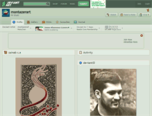Tablet Screenshot of montazerart.deviantart.com