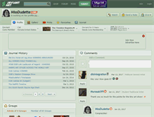 Tablet Screenshot of missdudette.deviantart.com