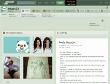 Tablet Screenshot of eduarc23.deviantart.com