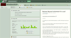 Desktop Screenshot of batmanbeyondclub.deviantart.com
