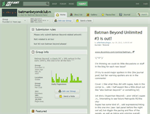 Tablet Screenshot of batmanbeyondclub.deviantart.com