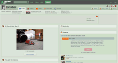 Desktop Screenshot of llamadalai.deviantart.com