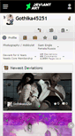 Mobile Screenshot of gothika45251.deviantart.com