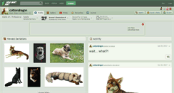 Desktop Screenshot of cottondragon.deviantart.com