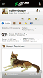 Mobile Screenshot of cottondragon.deviantart.com