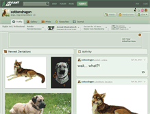 Tablet Screenshot of cottondragon.deviantart.com
