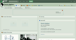 Desktop Screenshot of electric-rainbow.deviantart.com