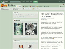 Tablet Screenshot of dh-club.deviantart.com