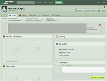 Tablet Screenshot of keyboardcatplz.deviantart.com