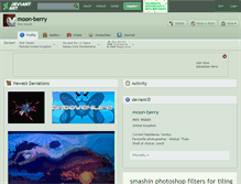 Tablet Screenshot of moon-berry.deviantart.com