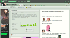 Desktop Screenshot of marceline-and-pb.deviantart.com