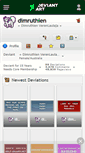 Mobile Screenshot of dimruthien.deviantart.com