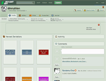 Tablet Screenshot of dimruthien.deviantart.com