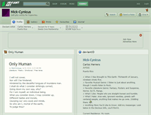 Tablet Screenshot of nick-cynicus.deviantart.com