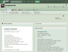 Tablet Screenshot of georgehannahs.deviantart.com