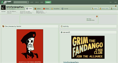 Desktop Screenshot of grimfandangofans.deviantart.com