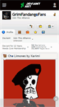Mobile Screenshot of grimfandangofans.deviantart.com