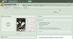 Desktop Screenshot of matureshadowxrouge.deviantart.com