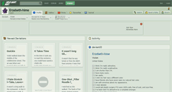 Desktop Screenshot of erzebeth-hime.deviantart.com