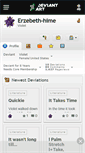 Mobile Screenshot of erzebeth-hime.deviantart.com
