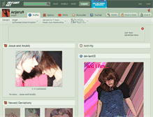 Tablet Screenshot of anjeru9.deviantart.com