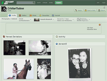 Tablet Screenshot of cristiantudose.deviantart.com