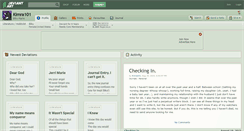 Desktop Screenshot of kimra101.deviantart.com