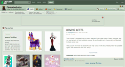 Desktop Screenshot of firetothebricks.deviantart.com