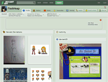 Tablet Screenshot of fleshheap.deviantart.com