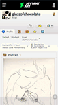 Mobile Screenshot of glassofchocolate.deviantart.com