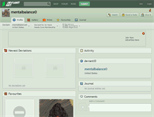 Tablet Screenshot of mentalbalance0.deviantart.com