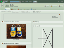 Tablet Screenshot of i-scene-death.deviantart.com