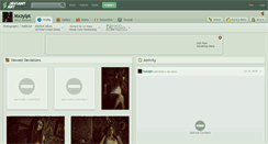 Desktop Screenshot of mxzylpt.deviantart.com