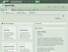 Tablet Screenshot of popcornzippy.deviantart.com