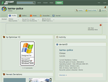 Tablet Screenshot of karma--police.deviantart.com