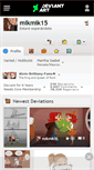 Mobile Screenshot of mikmik15.deviantart.com