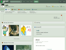 Tablet Screenshot of legls.deviantart.com