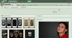 Desktop Screenshot of freezombie.deviantart.com