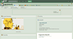 Desktop Screenshot of cigarettebandit.deviantart.com