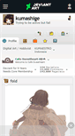 Mobile Screenshot of kumashige.deviantart.com
