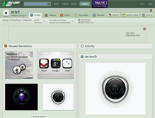 Tablet Screenshot of m1r1.deviantart.com