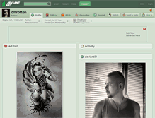 Tablet Screenshot of dmrotten.deviantart.com