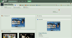 Desktop Screenshot of dragonofdestiny.deviantart.com